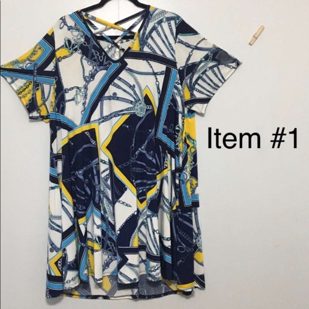 Item# 1. Voll Dress with pockets NWT. 3X.